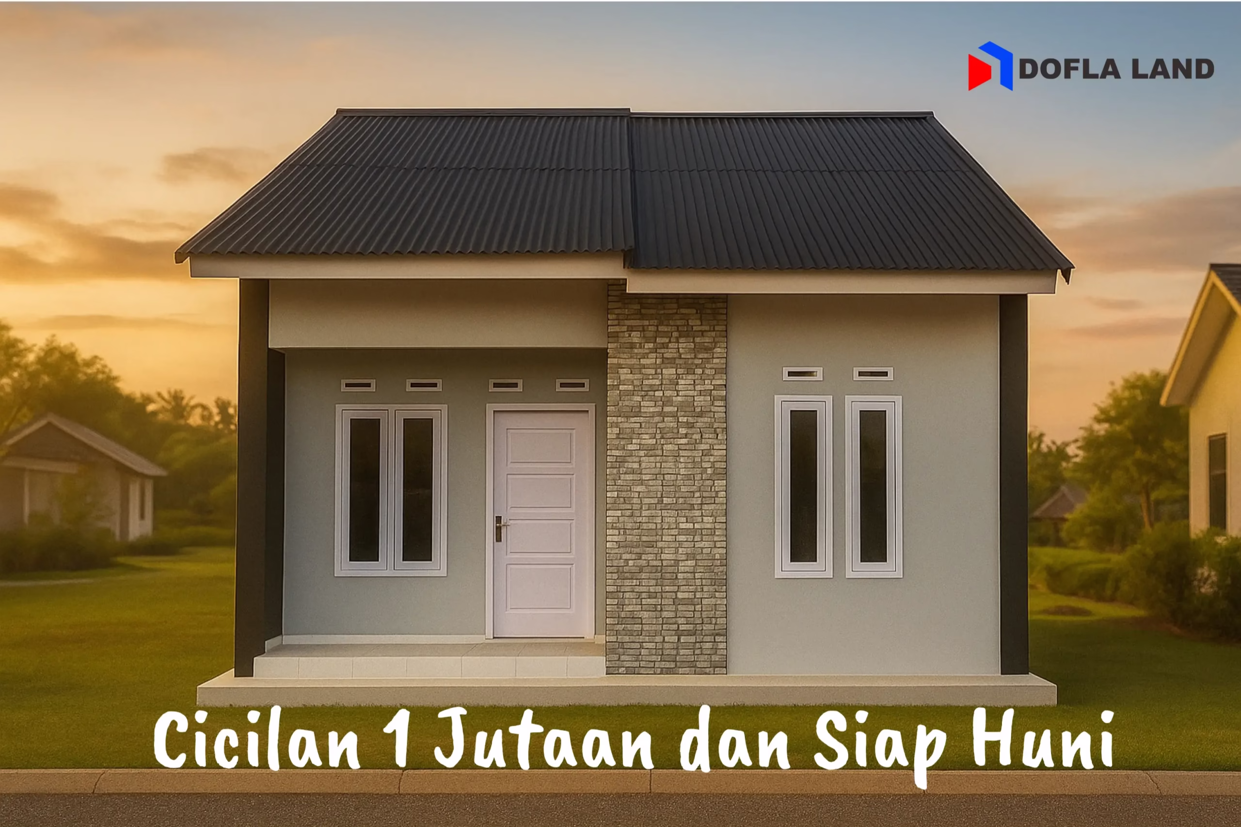 Foto rumah subsidi di Kota Padang, perumahan Dofla Land